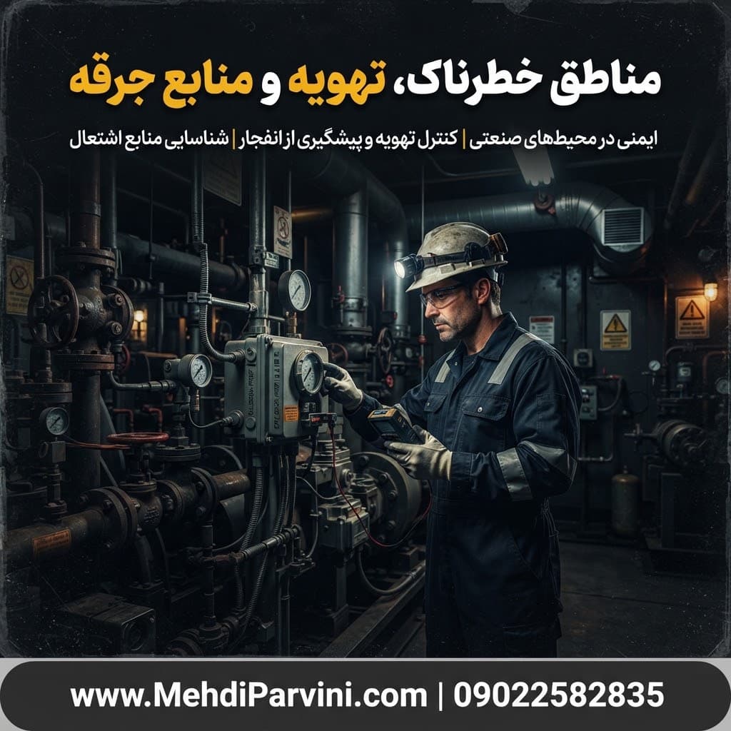 مناطق خطرناک، تهویه و منابع جرقه