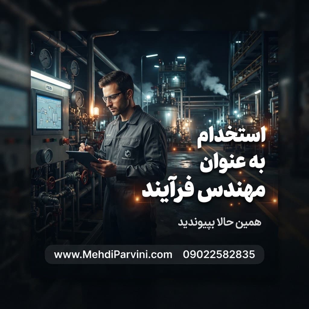 استخدام به‌عنوان مهندس فرآیند