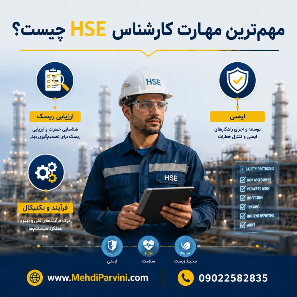 مهم ترین مهارت کارشناس HSE
