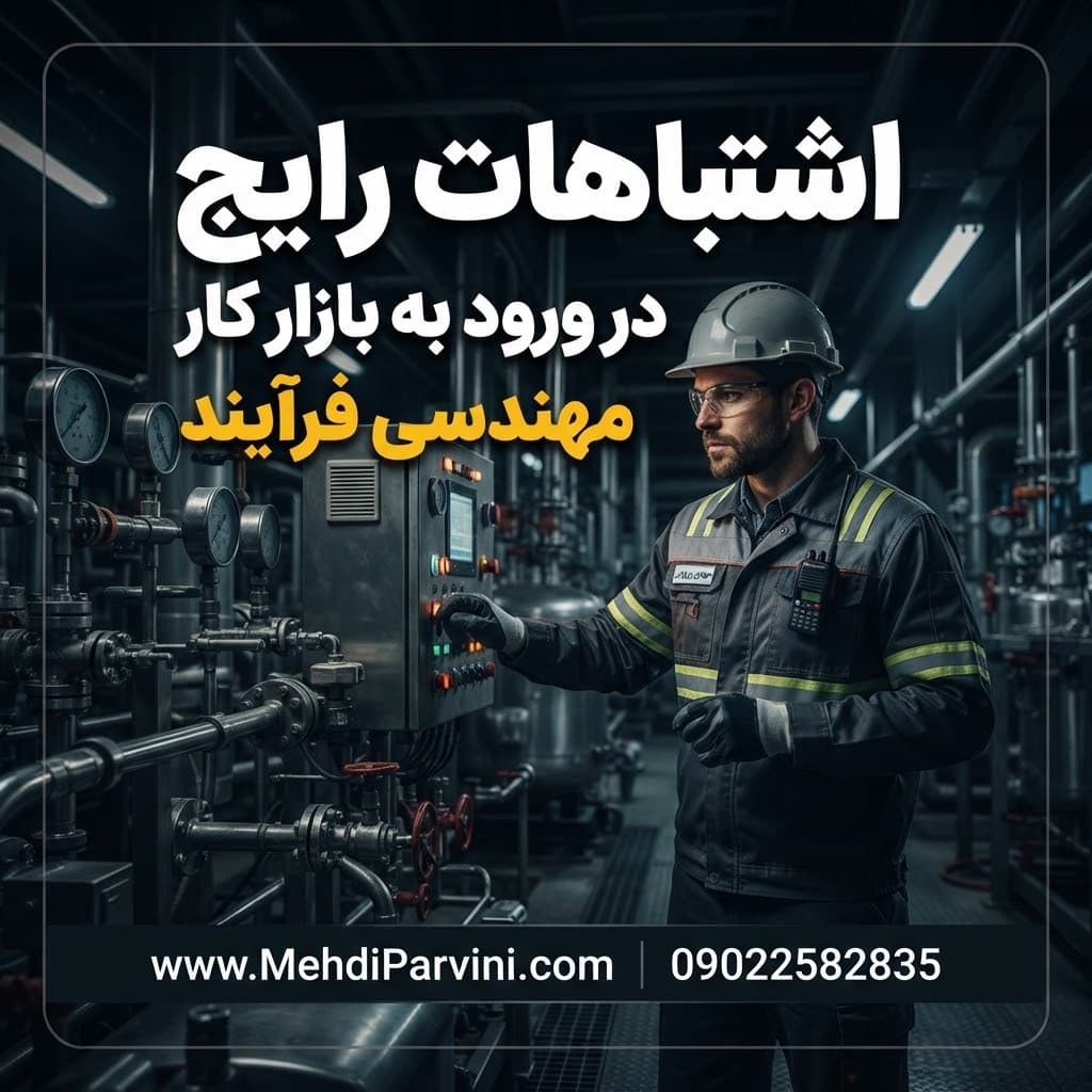 اشتباهات رایج در ورود به بازار کار مهندسی فرآیند