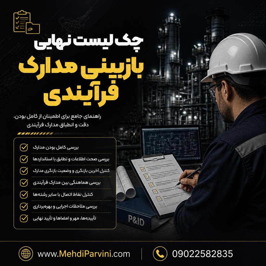 چک‌لیست نهایی بازبینی مدارک فرآیندی