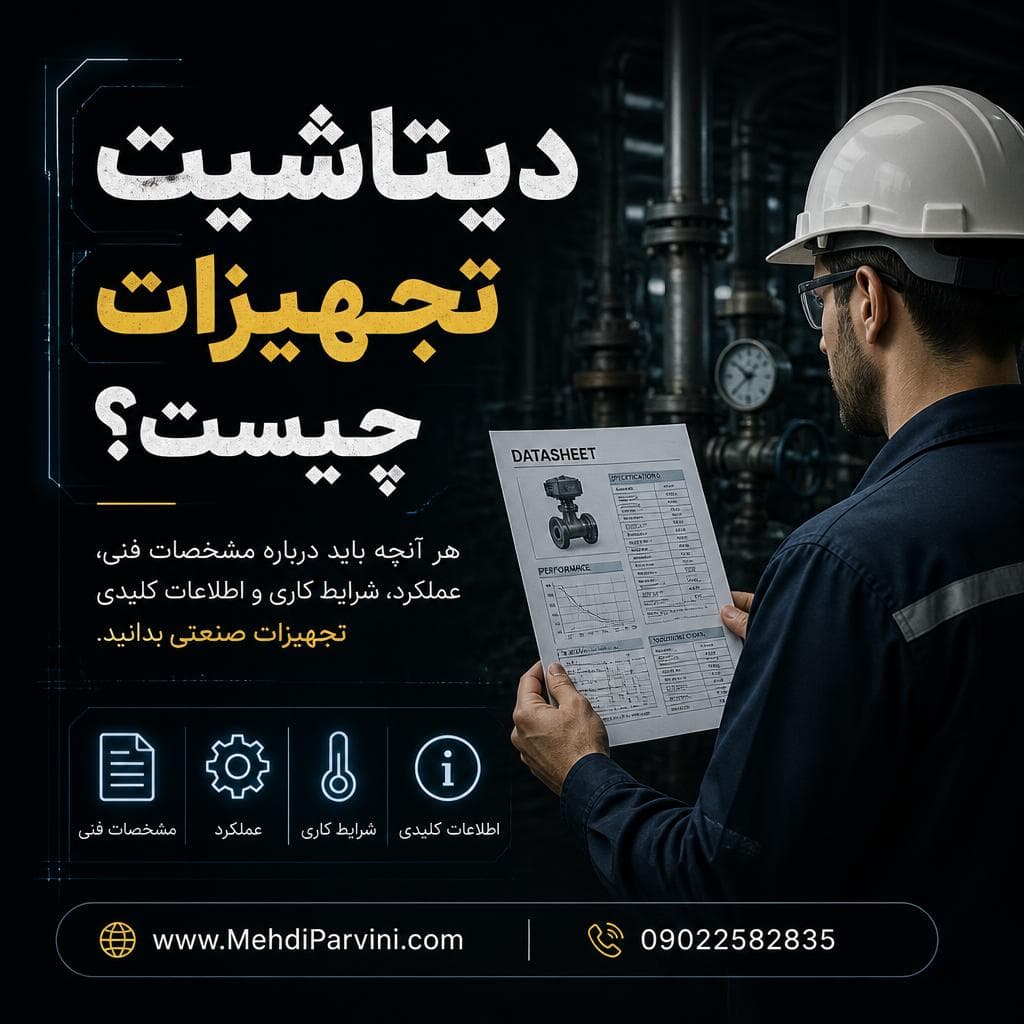 دیتاشیت تجهیزات چیست؟