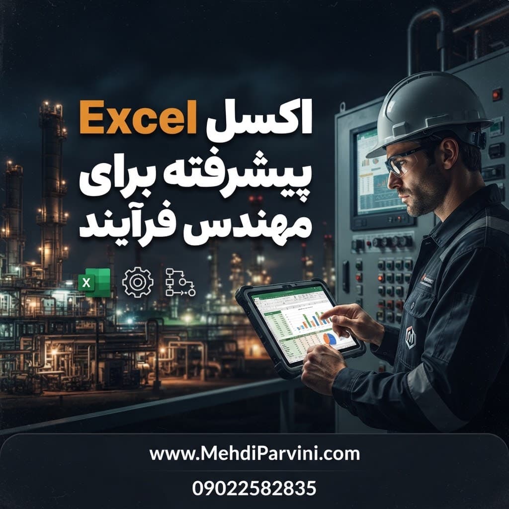 اکسل Excel پیشرفته برای مهندس فرآیند