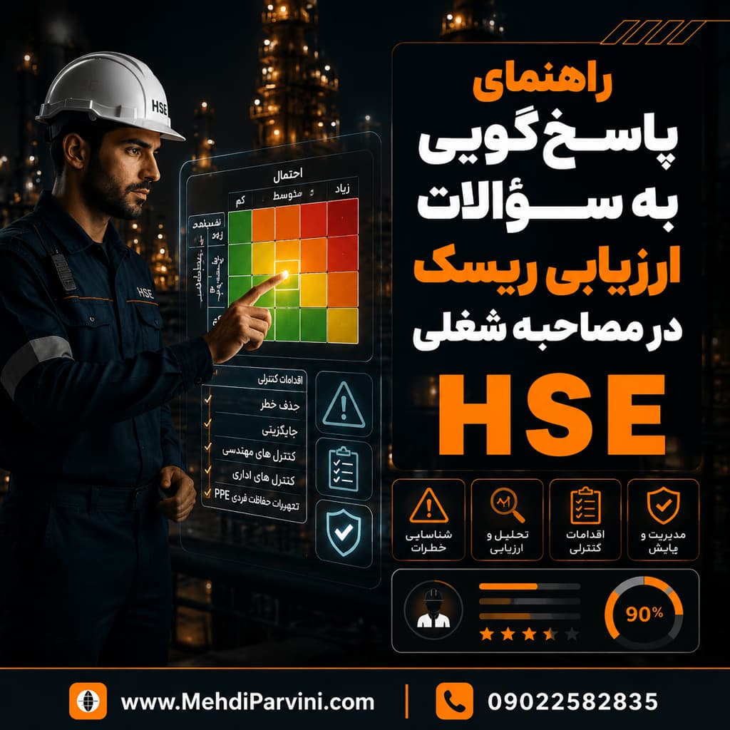 سئوالات ارزیابی ریسک مصاحبه شغلی