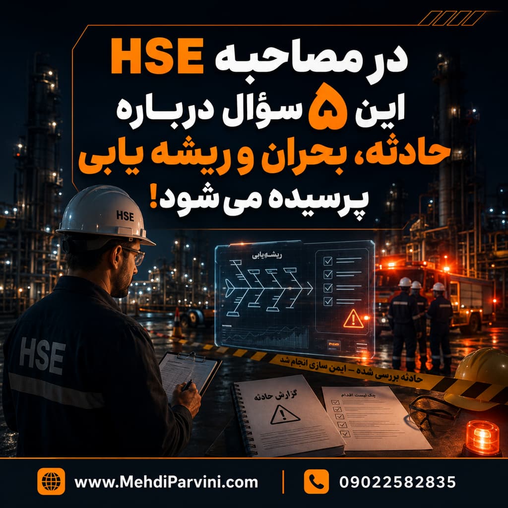 سئوالات مصاحبه HSE
