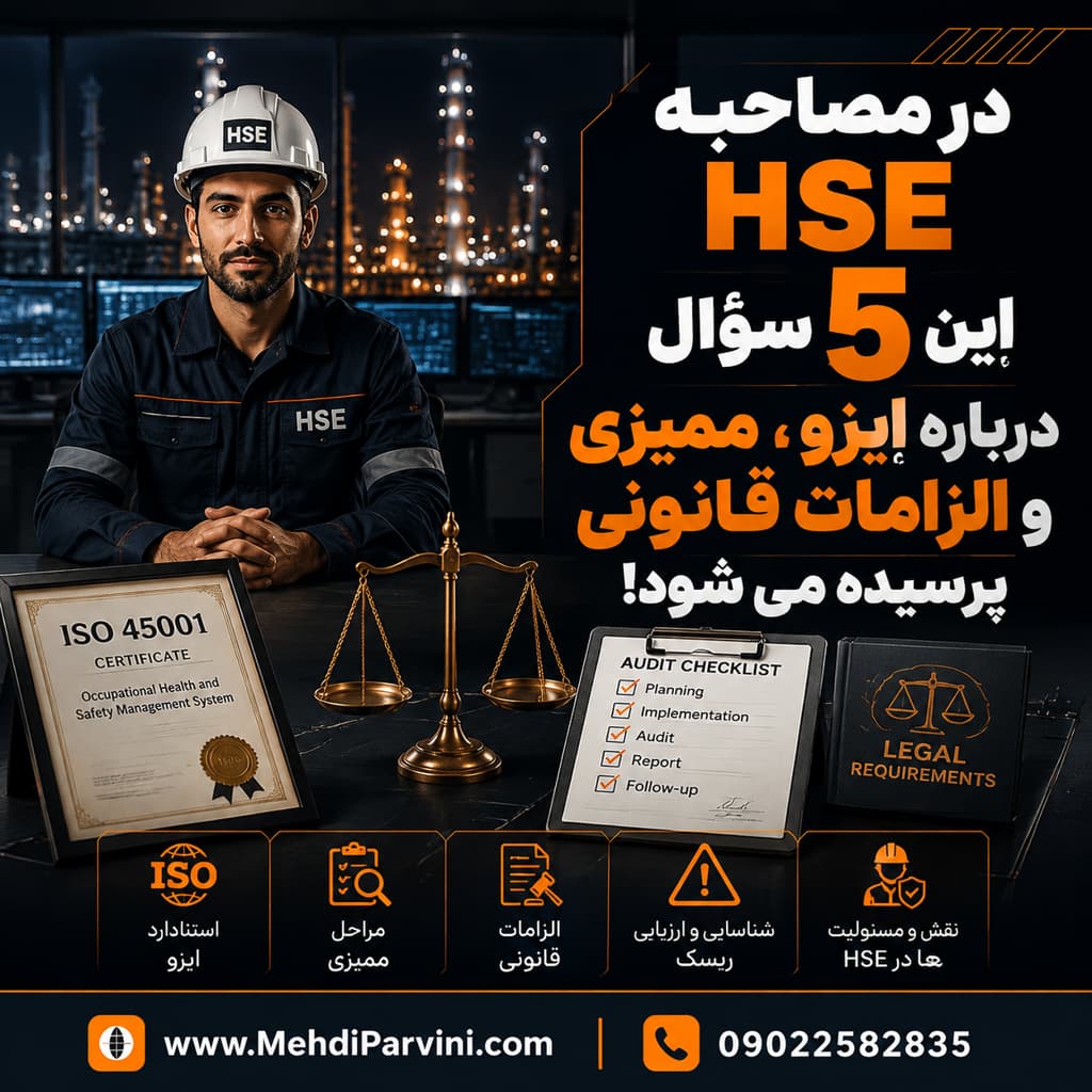 سئوالات مصاحبه شغلی HSE
