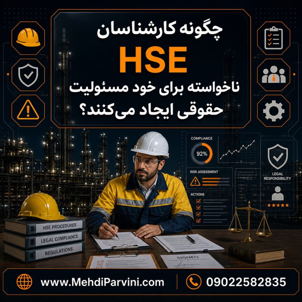 مسئولیت حقوقی HSE