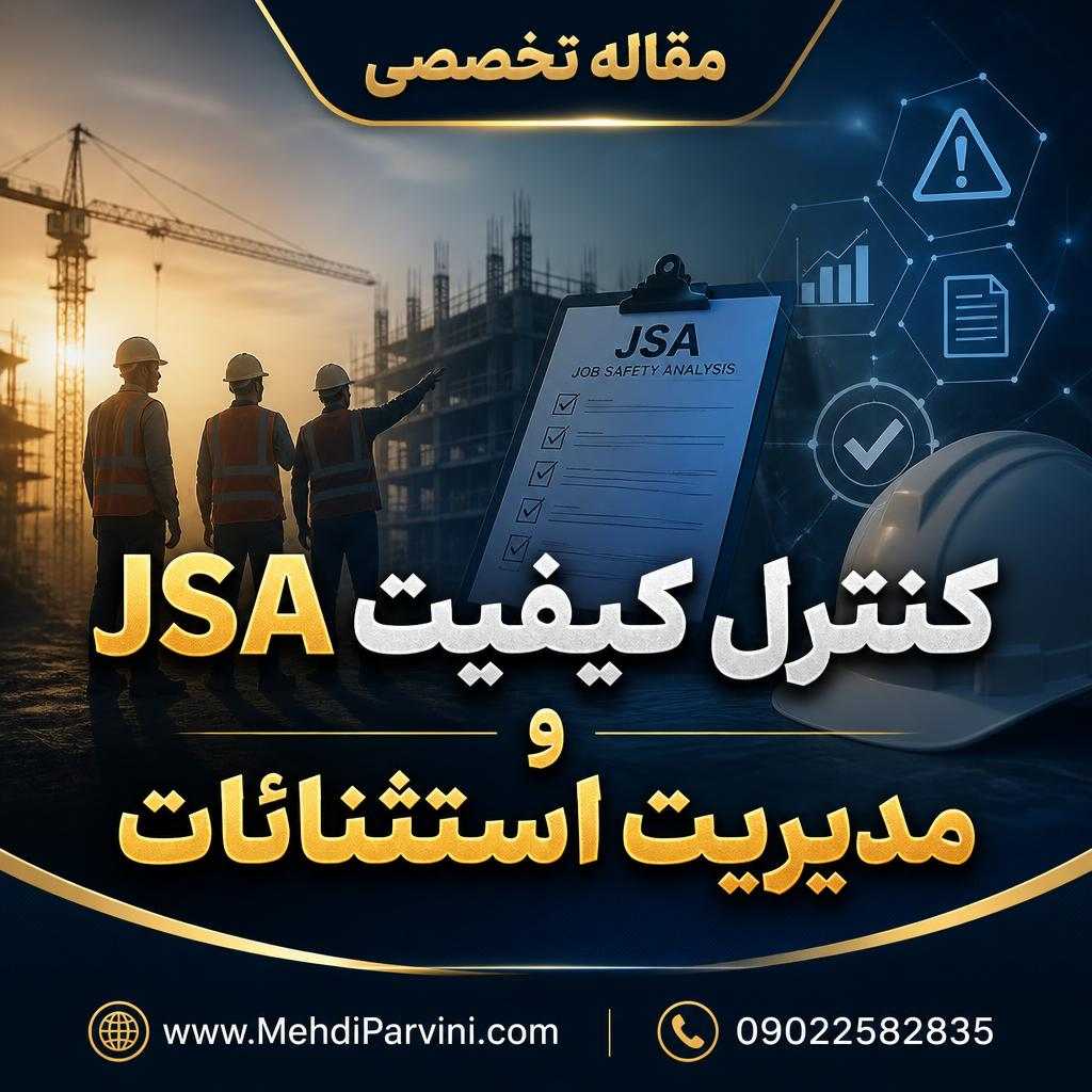 کنترل کیفیت JSA و مدیریت استثنائات
