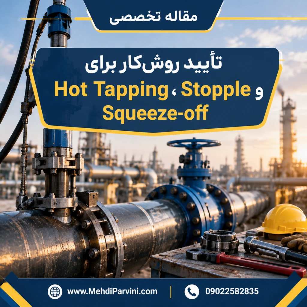 تأیید روش‌کار برای Hot Tapping، Stopple و Squeeze-off