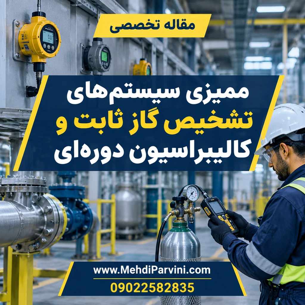ممیزی سیستم‌های تشخیص گاز ثابت و کالیبراسیون دوره‌ای