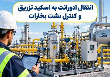 انتقال ادورانت به اسکید تزریق و کنترل نشت بخارات