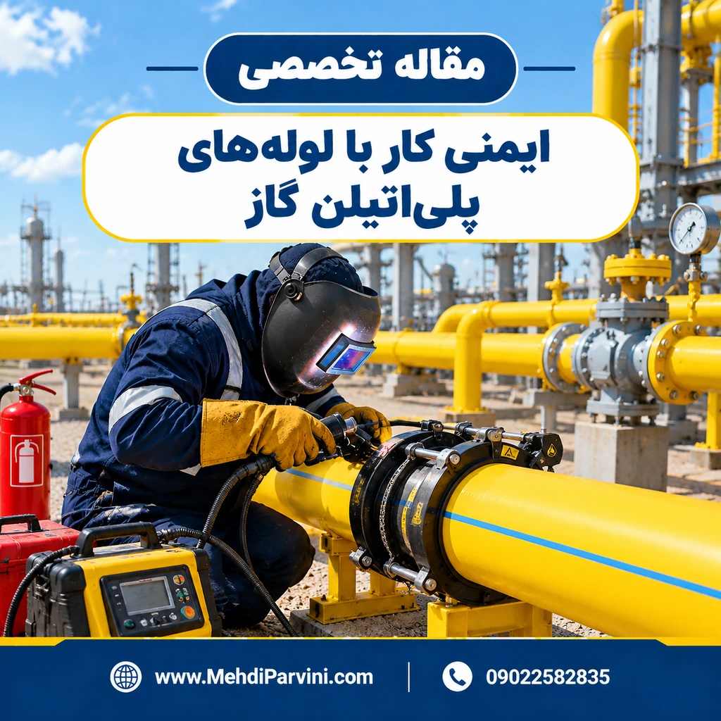 ایمنی کار با لوله‌های پلی‌اتیلن گاز