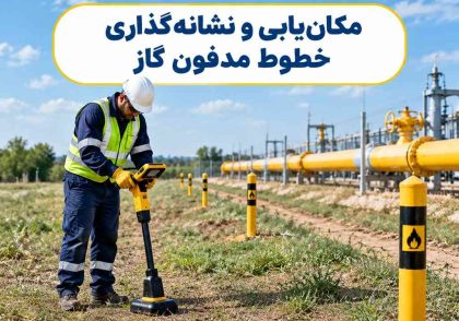 مکان‌یابی و نشانه‌گذاری خطوط مدفون گاز
