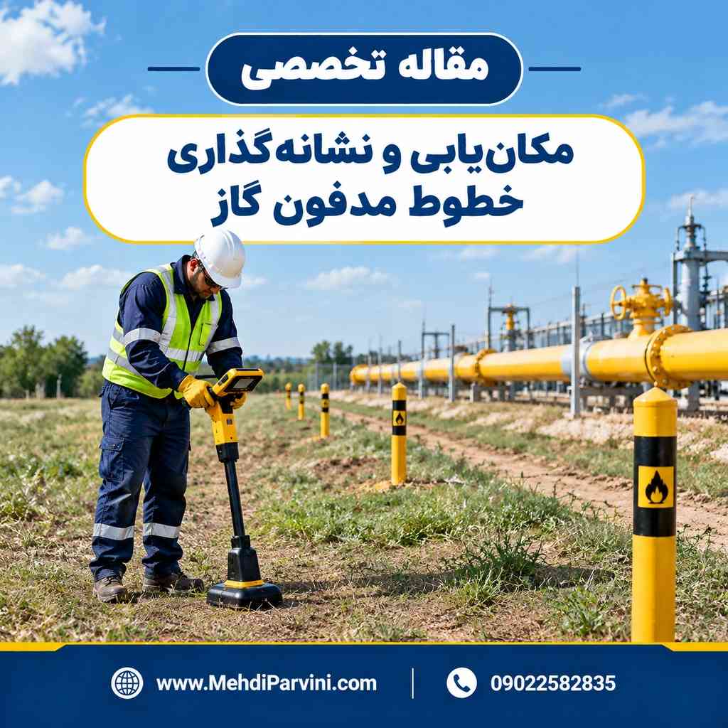 مکان‌یابی و نشانه‌گذاری خطوط مدفون گاز
