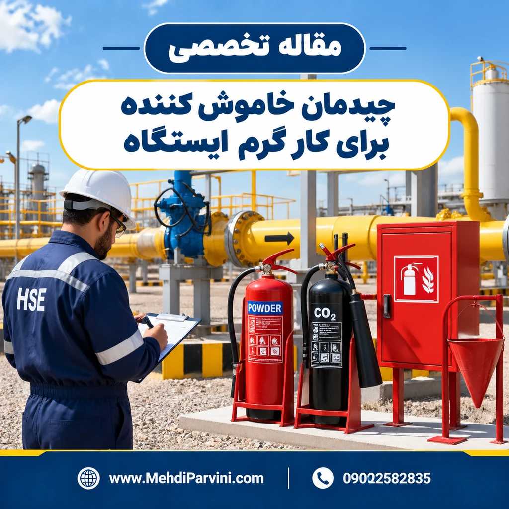 چیدمان خاموش‌کننده برای کار گرم ایستگاه