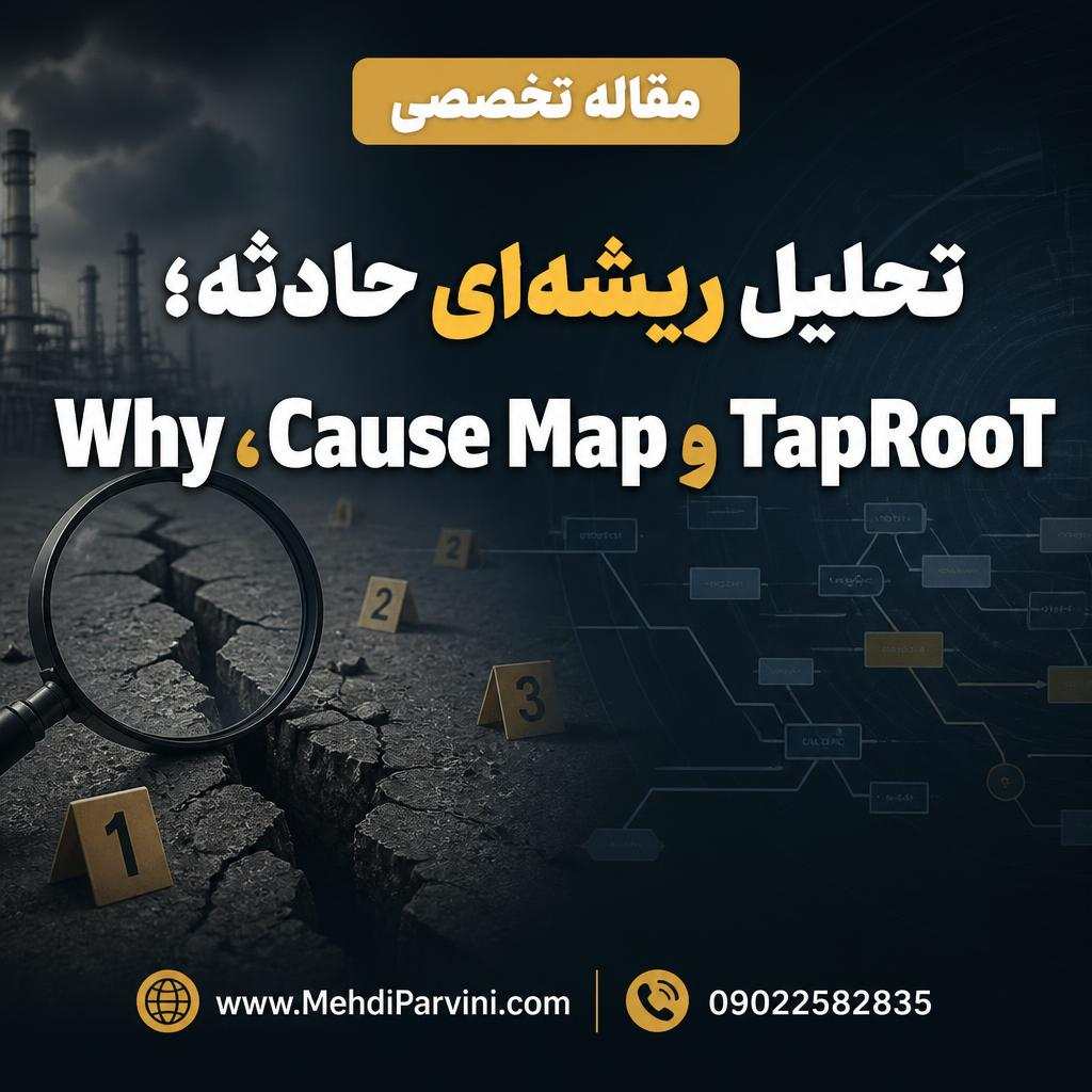 تحلیل ریشه‌ای حادثه؛ Why، Cause Map و TapRooT
