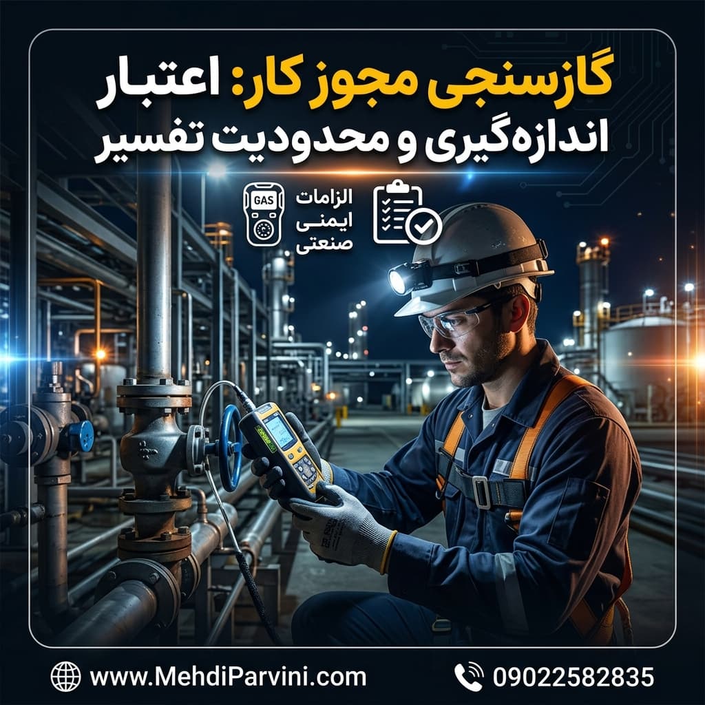 گازسنجی مجوز کار