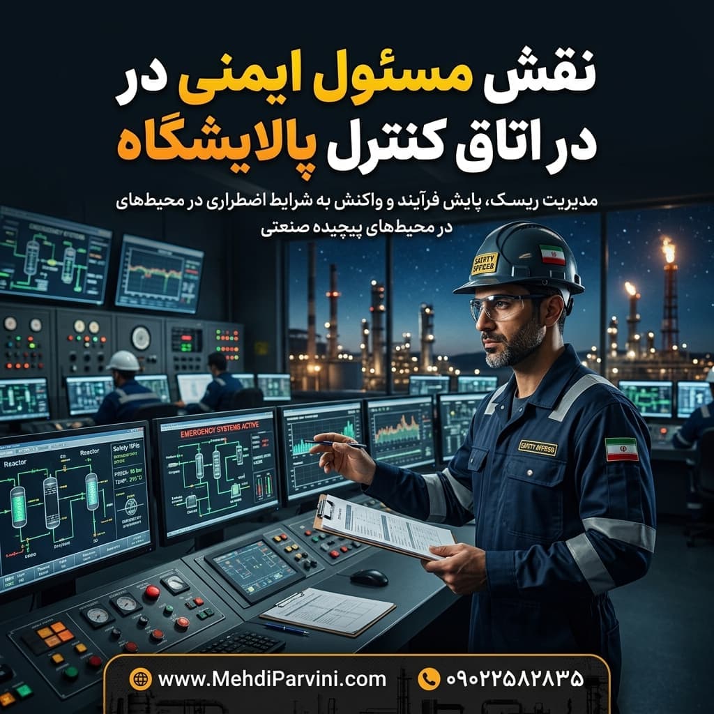 نقش مسئول ایمنی در اتاق کنترل پالایشگاه