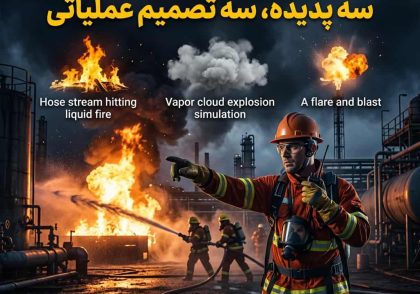 رفتار حریق و انفجار مایعات هیدروکربوری