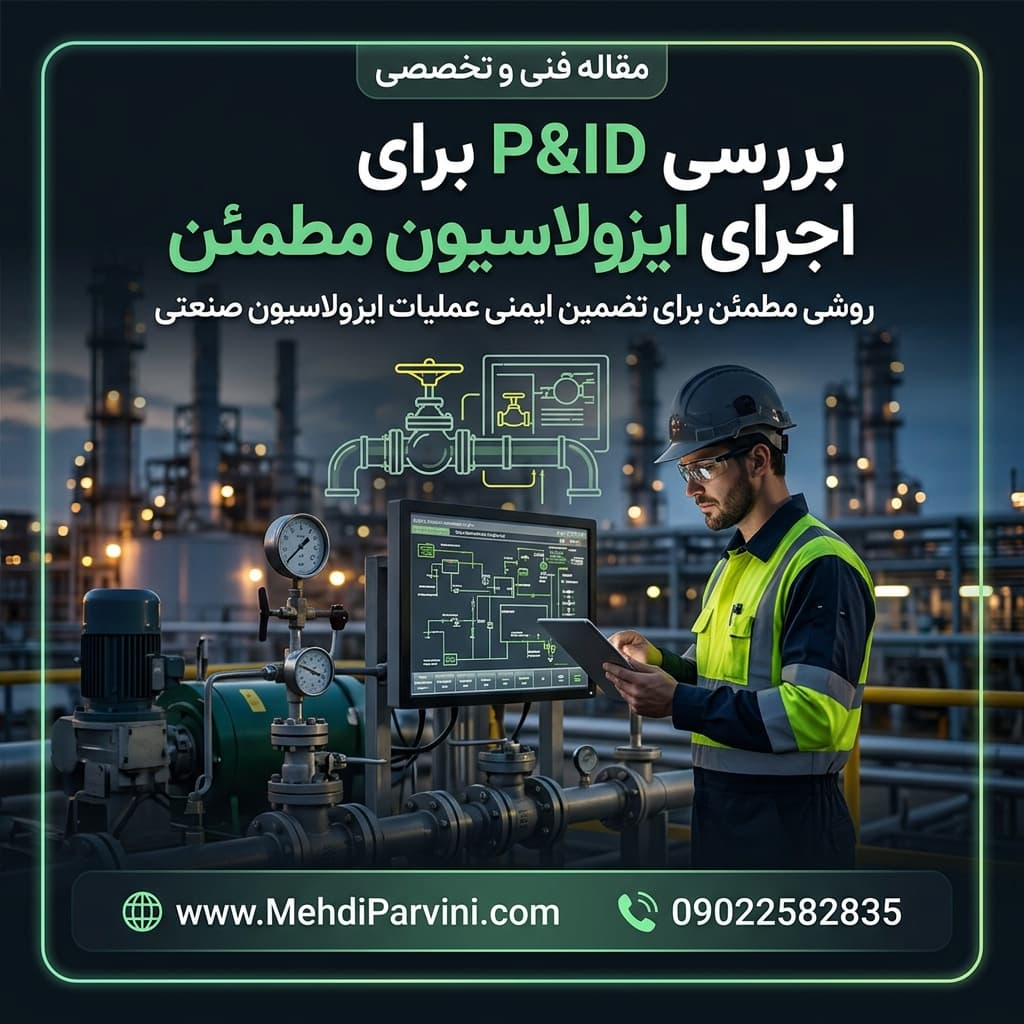 بررسی P&ID برای اجرای ایزولاسیون مطمئن