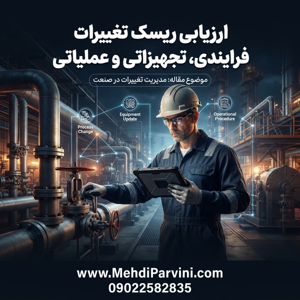 ارزیابی ریسک تغییرات فرایندی، تجهیزاتی و عملیاتی