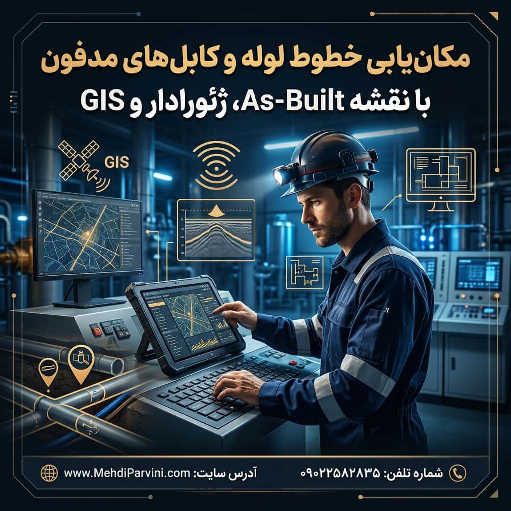 مکان‌یابی خطوط لوله و کابل‌های مدفون