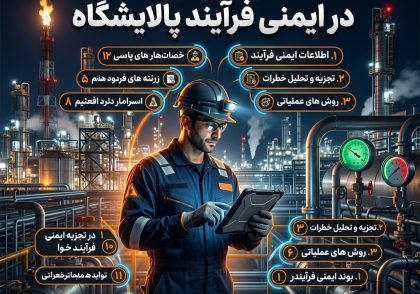 ۱۲ عنصر کلیدی PSM در ایمنی فرآیند پالایشگاه