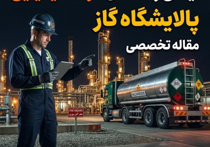 ایمنی رانندگان مواد شیمیایی پالایشگاه گاز