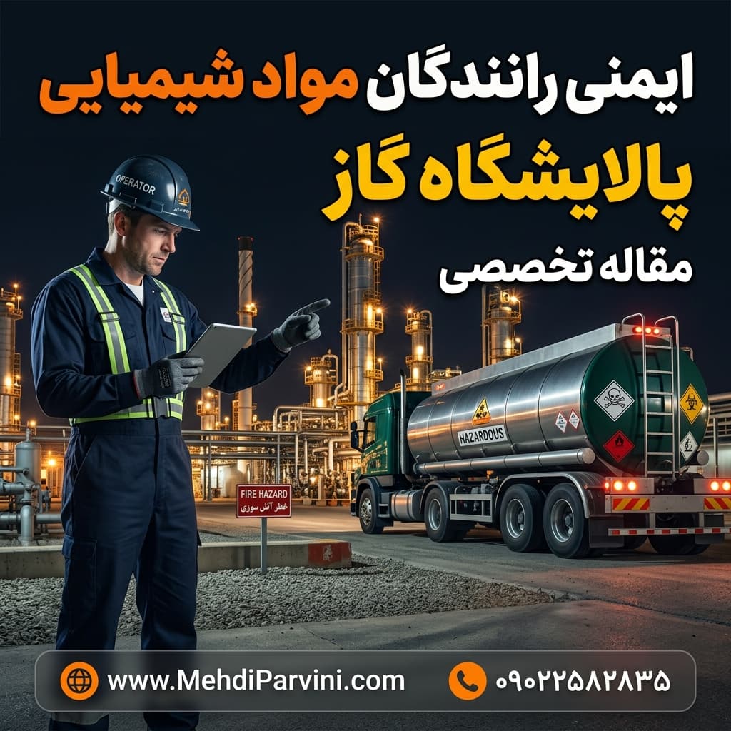 ایمنی رانندگان مواد شیمیایی پالایشگاه گاز