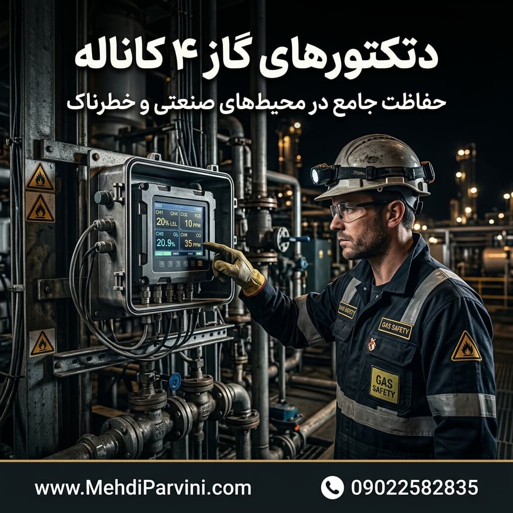 دتکتورهای گاز ۴ کاناله