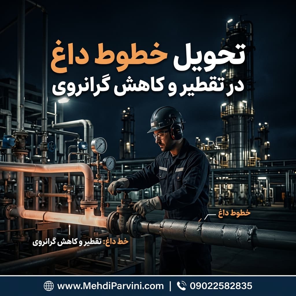 تحویل خطوط داغ در تقطیر و کاهش گرانروی