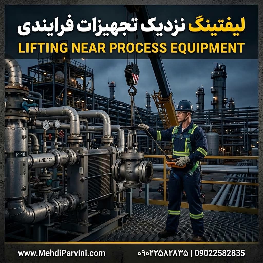 لیفتینگ نزدیک تجهیزات فرایندی