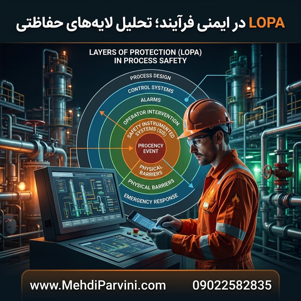 LOPA در ایمنی فرآیند؛ تحلیل لایه‌های حفاظتی