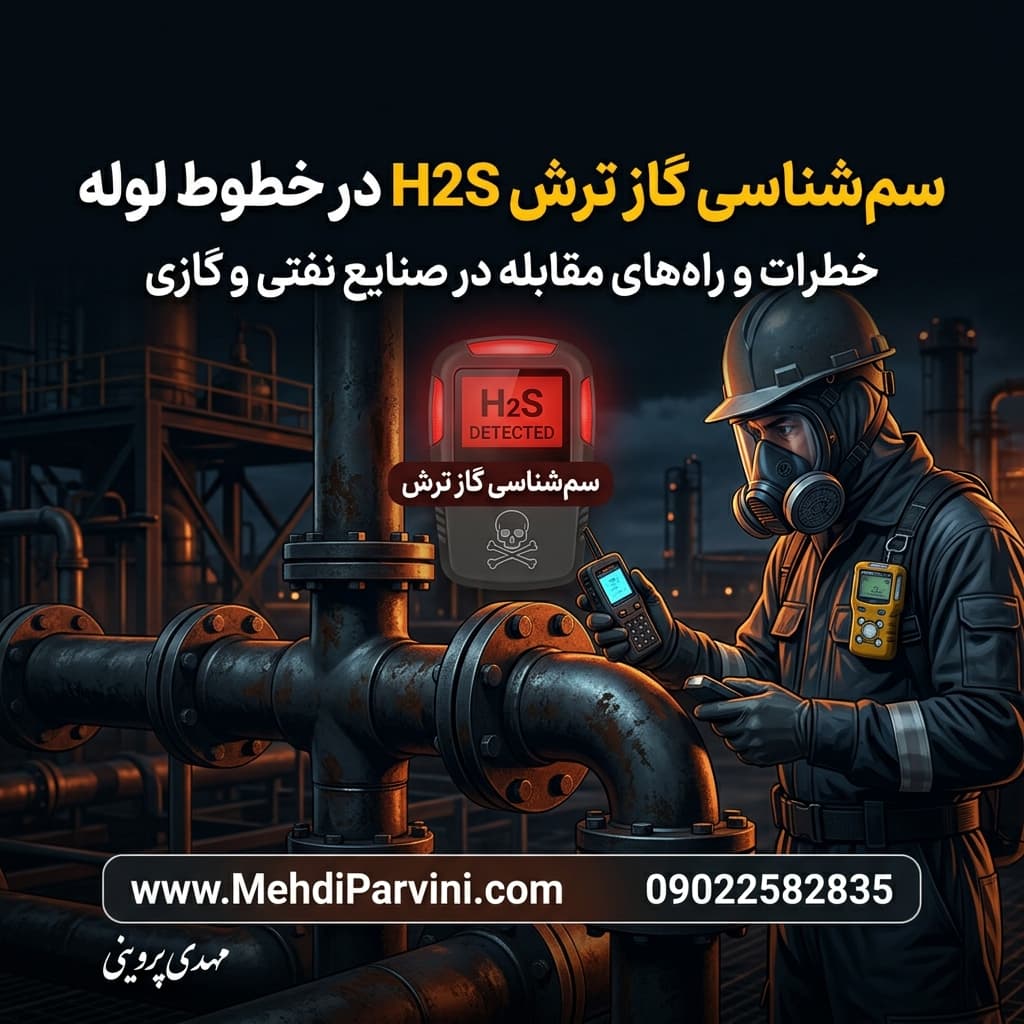 سم‌شناسی گاز ترش H2S در خطوط لوله
