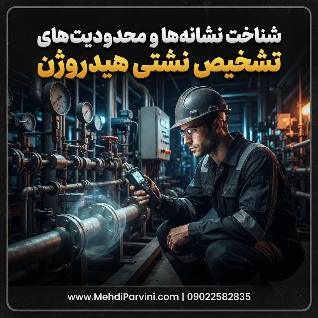 شناخت نشانه‌ها و محدودیت‌های تشخیص نشتی هیدروژن