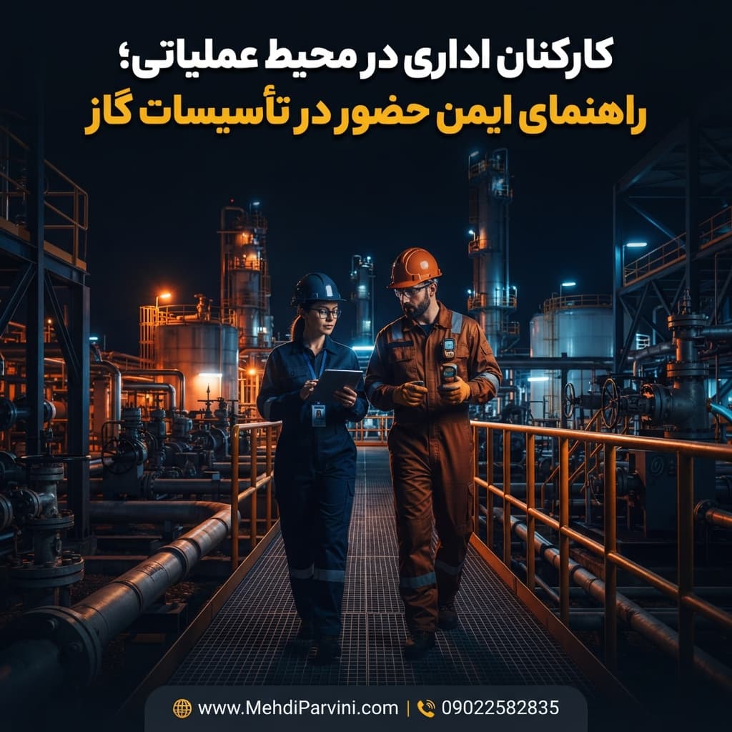 کارکنان اداری در محیط عملیاتی