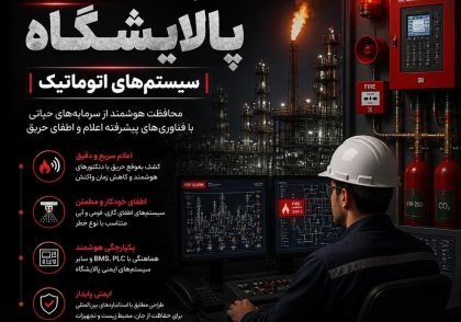 اعلام و اطفای حریق پالایشگاه