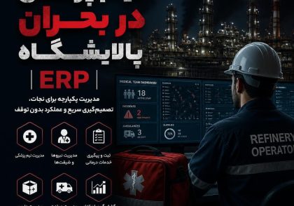 تیم پزشکی در بحران پالایشگاه