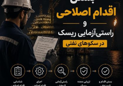 بستن اقدام اصلاحی و راستی‌آزمایی ریسک در سکوهای نفتی