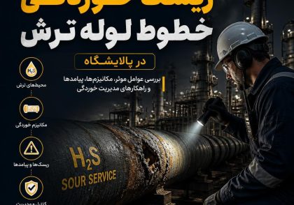 ریسک خوردگی خطوط لوله ترش در پالایشگاه