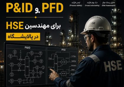 تفسیر نقشه‌های P&ID و PFD برای مهندسین HSE در پالایشگاه
