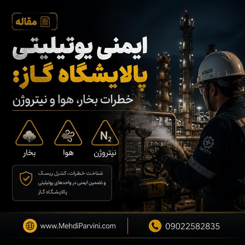 ایمنی یوتیلیتی پالایشگاه گاز