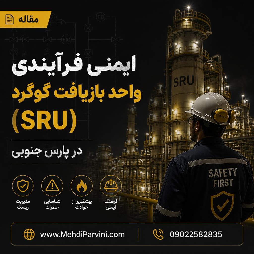 ایمنی فرآیندی واحد بازیافت گوگرد (SRU) در پارس جنوبی