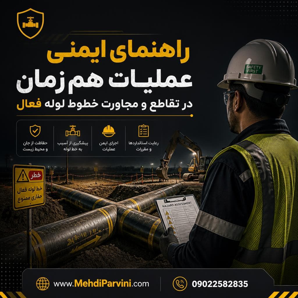 راهنمای ایمنی عملیات هم‌زمان در تقاطع و مجاورت خطوط لوله فعال