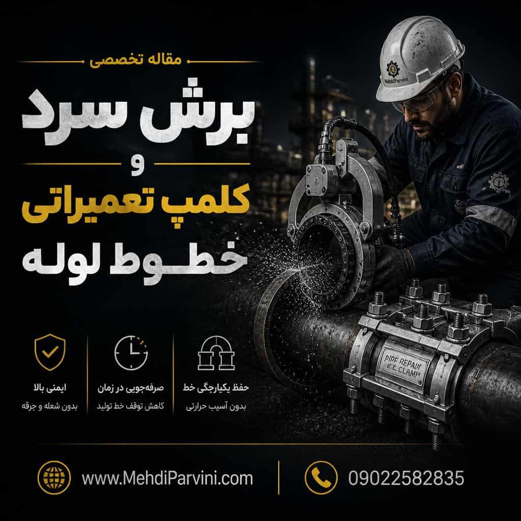برش سرد و کلمپ تعمیراتی خطوط لوله