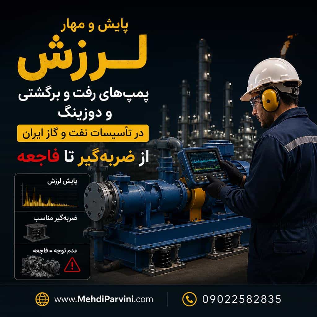 پایش و مهار لرزش پمپ‌های رفت و برگشتی