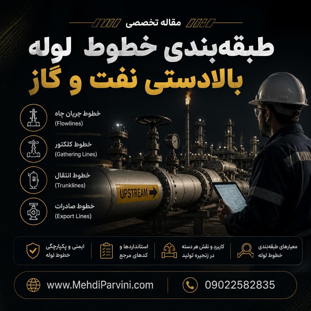 طبقه‌بندی خطوط لوله بالادستی نفت و گاز