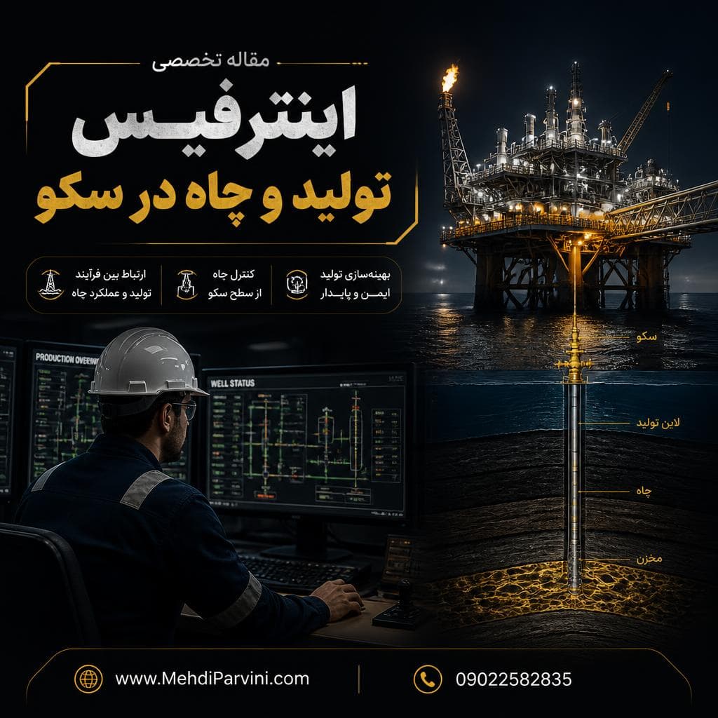 اینترفیس تولید و چاه در سکو
