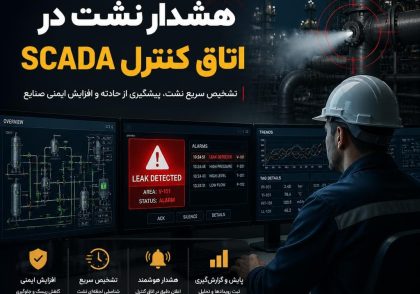 هشدار نشت در اتاق کنترل SCADA
