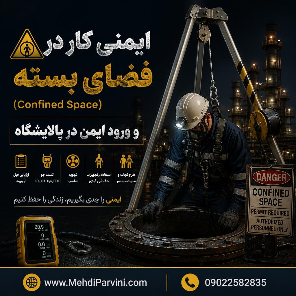 ایمنی کار در فضای بسته
